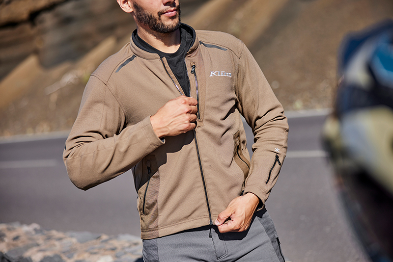 Klim Marrakesh jacket 2023 in teak lifestyle